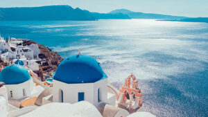 Popular tourist site in Greece