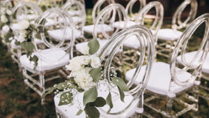 Wedding clear acrylic chairs