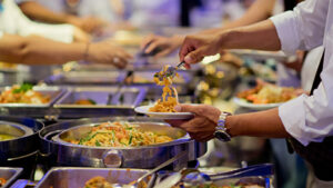 iftar cafeteria setup